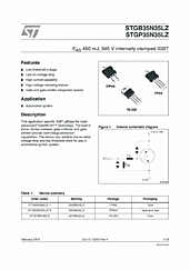 DataSheet STGB35N35LZ pdf